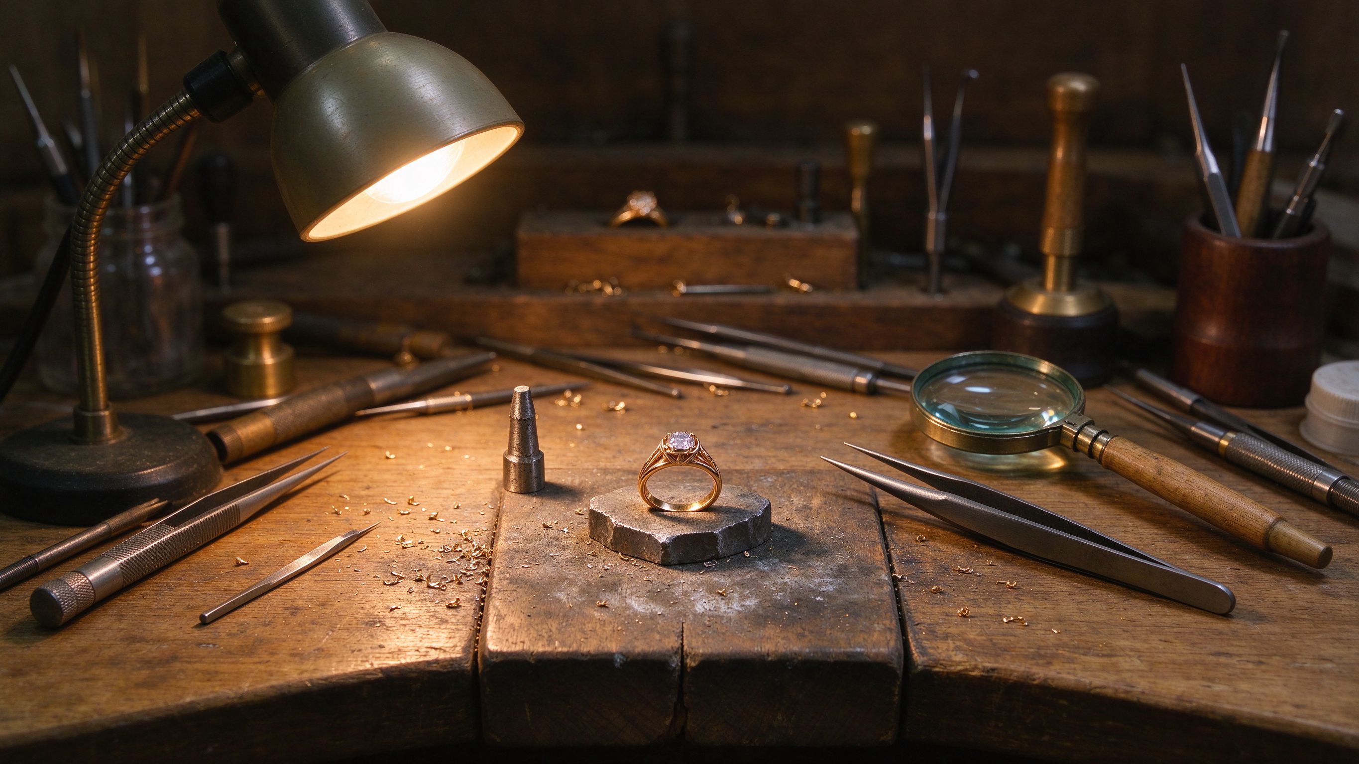 jewelry craftsman workbench for custom jewelry