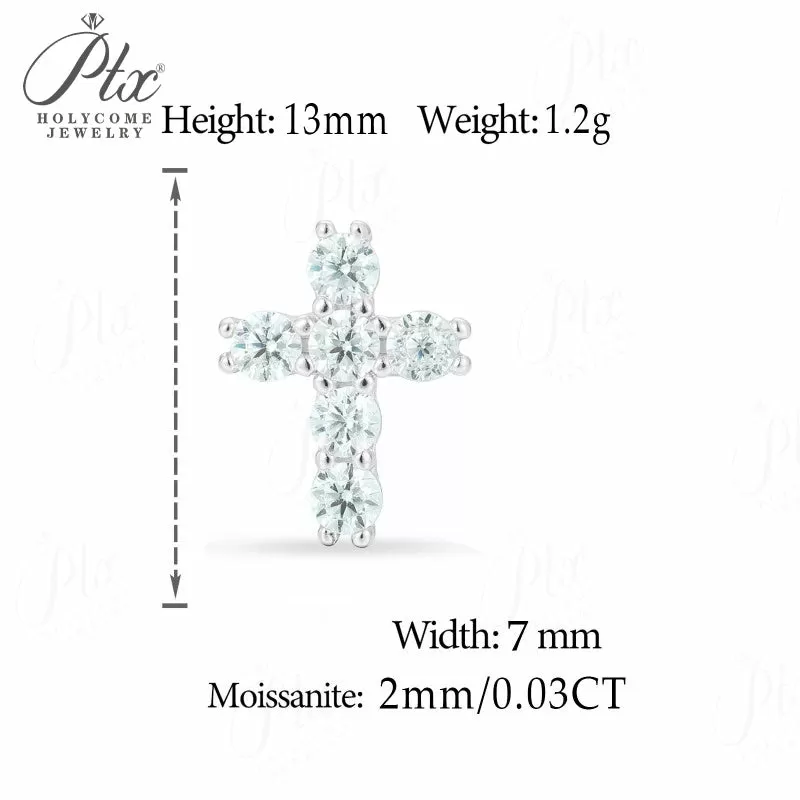1ct Round Moissanite Stud Earrings D Color VVS1 925 Sterling Silver GRA - Image 22
