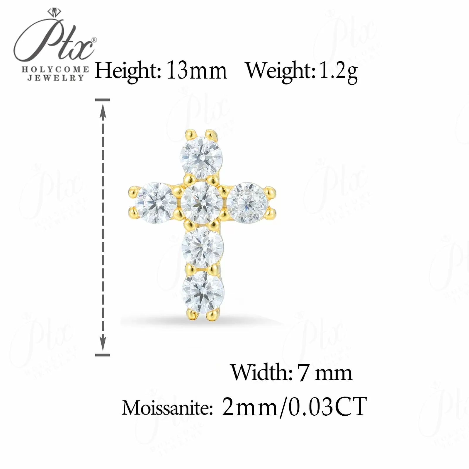 1ct Round Moissanite Stud Earrings D Color VVS1 925 Sterling Silver GRA - Image 23