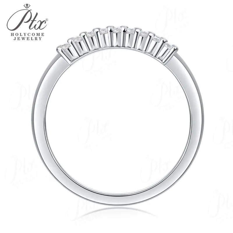 1ct Round Moissanite Ring D Color VVS1 925 Sterling Silver GRA - Image 5