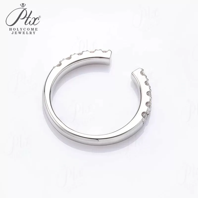 1ct Round Lab Grown Diamond Ring D Color VVS1 14K Gold Plated GRA - Image 6