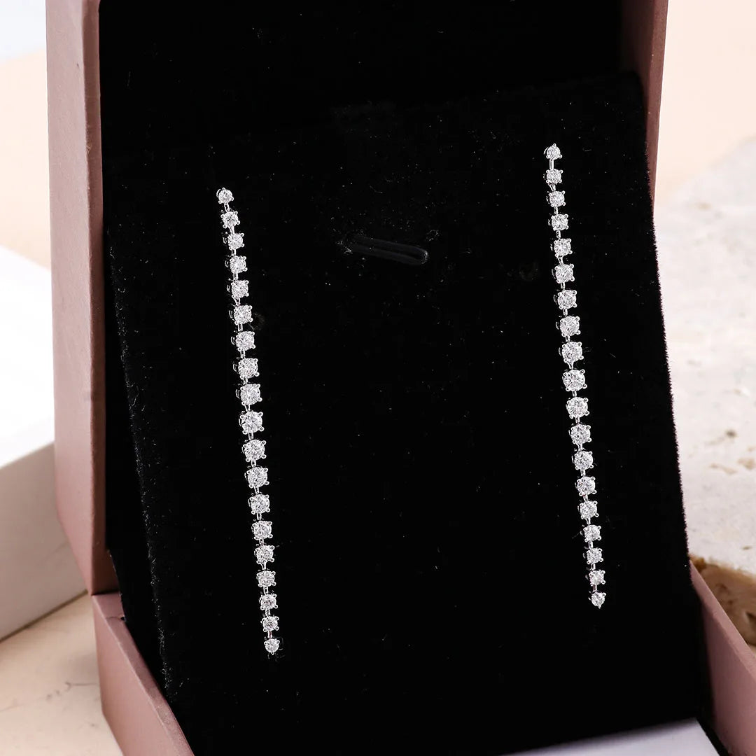 1ct Round Lab Grown Diamond Stud Earrings D Color VVS1 14K Gold Plated GRA - Image 9