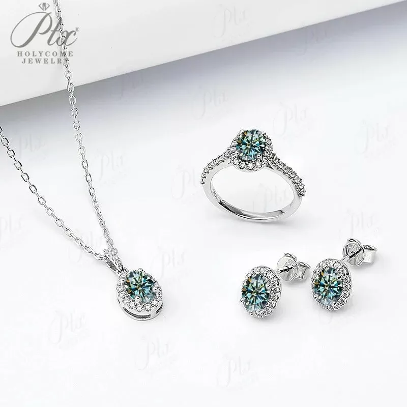 1ct Round Moissanite Ring D Color VVS1 925 Sterling Silver GRA - Image 12