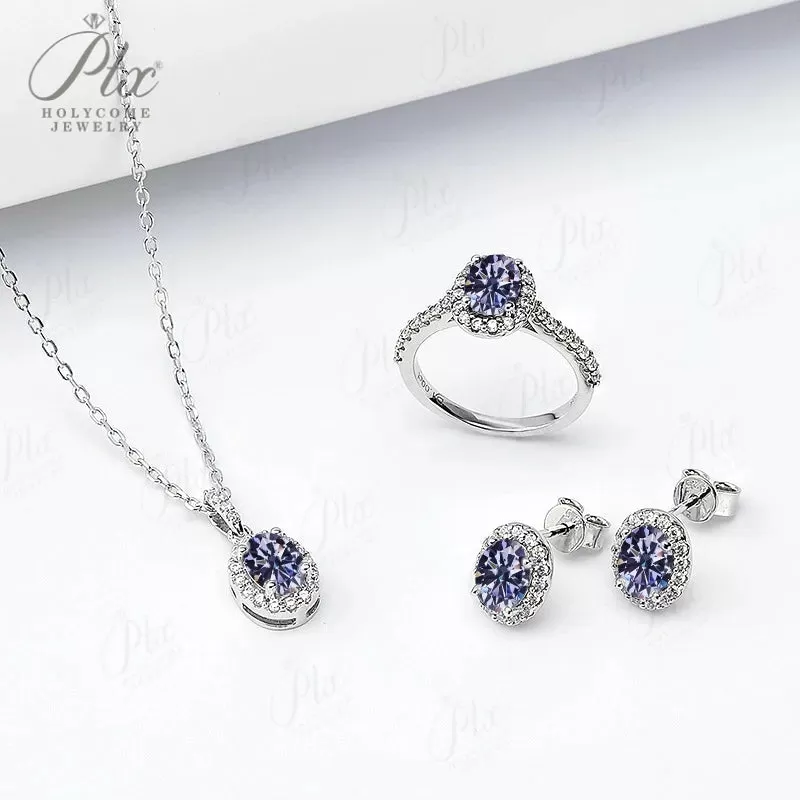 1ct Round Moissanite Ring D Color VVS1 925 Sterling Silver GRA - Image 18