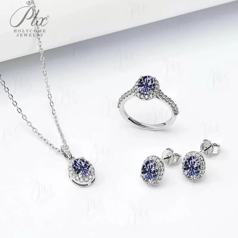 1ct Round Moissanite Ring D Color VVS1 925 Sterling Silver GRA - Image 5