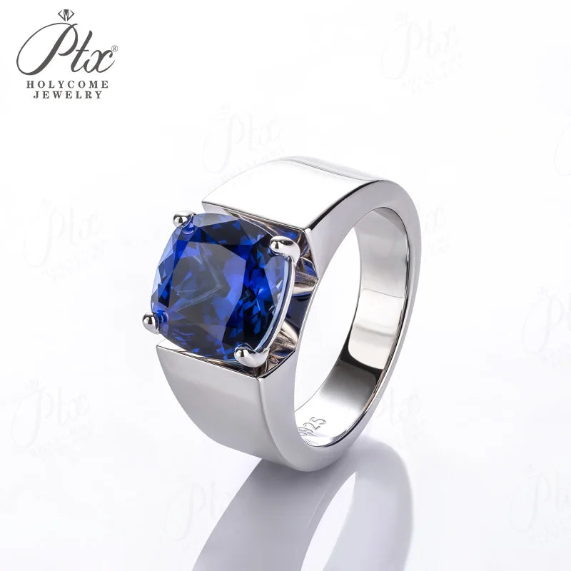 1ct Cushion Moissanite Ring D Color VVS1 925 Sterling Silver GRA - Image 2
