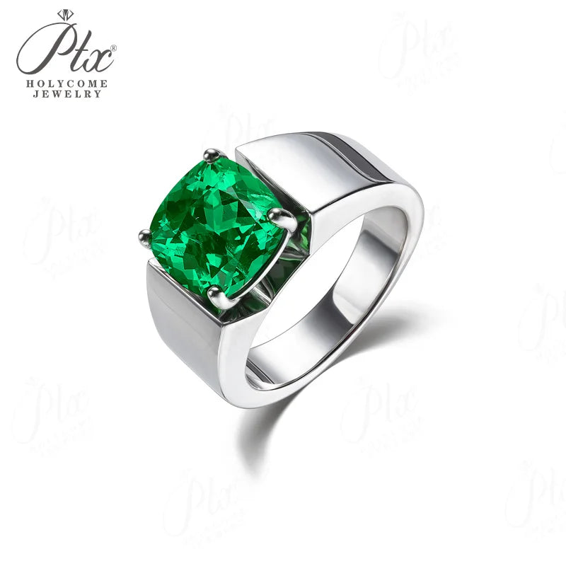 1ct Cushion Moissanite Ring D Color VVS1 925 Sterling Silver GRA - Image 5