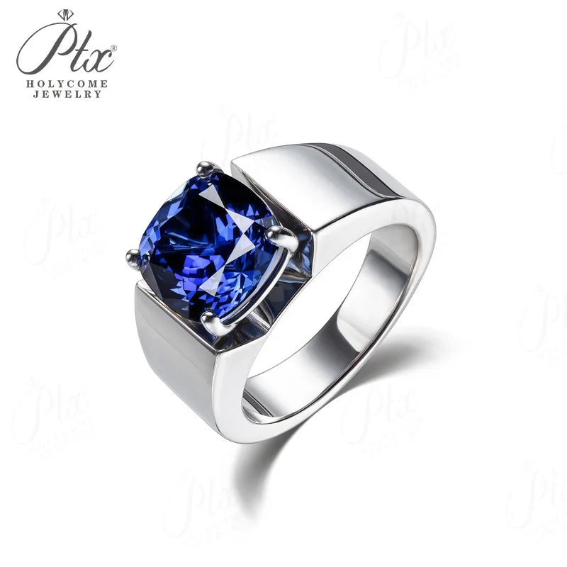 1ct Cushion Moissanite Ring D Color VVS1 925 Sterling Silver GRA - Image 9