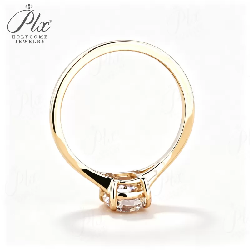 1-3ct Cushion Lab Grown Diamond Ring D Color VVS1 925 Sterling Silver IGI - Image 11