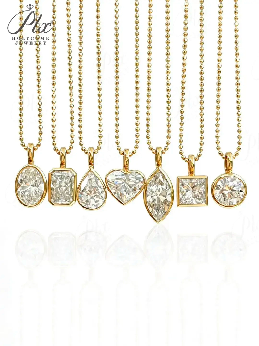 2ct Round Lab Grown Diamond Pendant Necklace D Color VVS1 14K Gold Plated GRA - Image 12