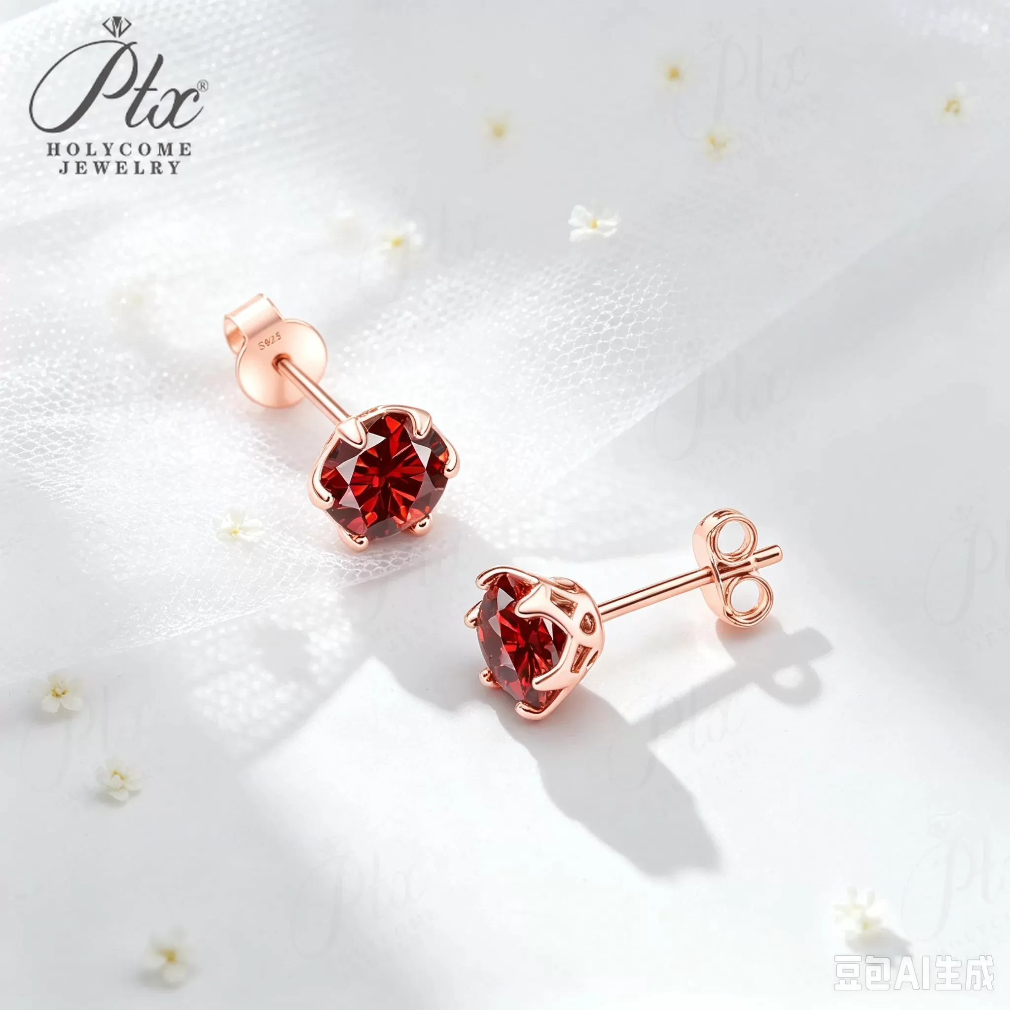 1ct Round Moissanite Stud Earrings D Color VVS1 925 Sterling Silver GRA - Image 10