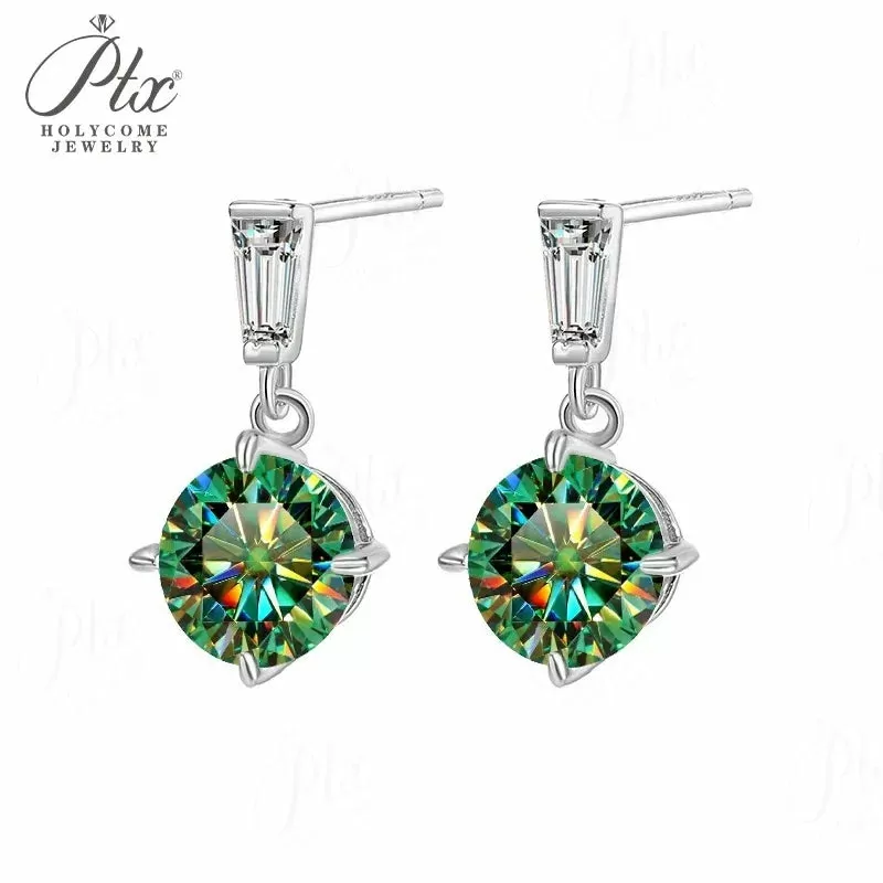 2ct Round Moissanite Ring D Color VVS1 925 Sterling Silver GRA - Image 17