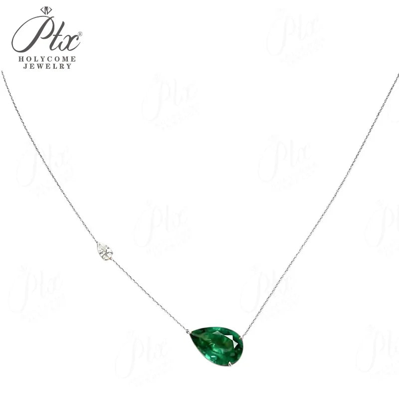 5ct Round Moissanite Pendant Necklace D Color VVS1 925 Sterling Silver GRA - Image 10