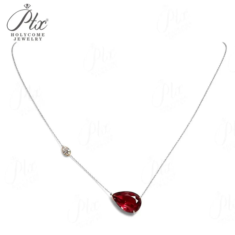 5ct Round Moissanite Pendant Necklace D Color VVS1 925 Sterling Silver GRA - Image 11