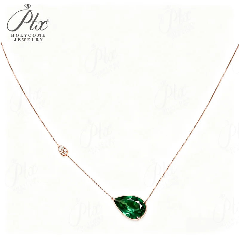 5ct Round Moissanite Pendant Necklace D Color VVS1 925 Sterling Silver GRA - Image 18