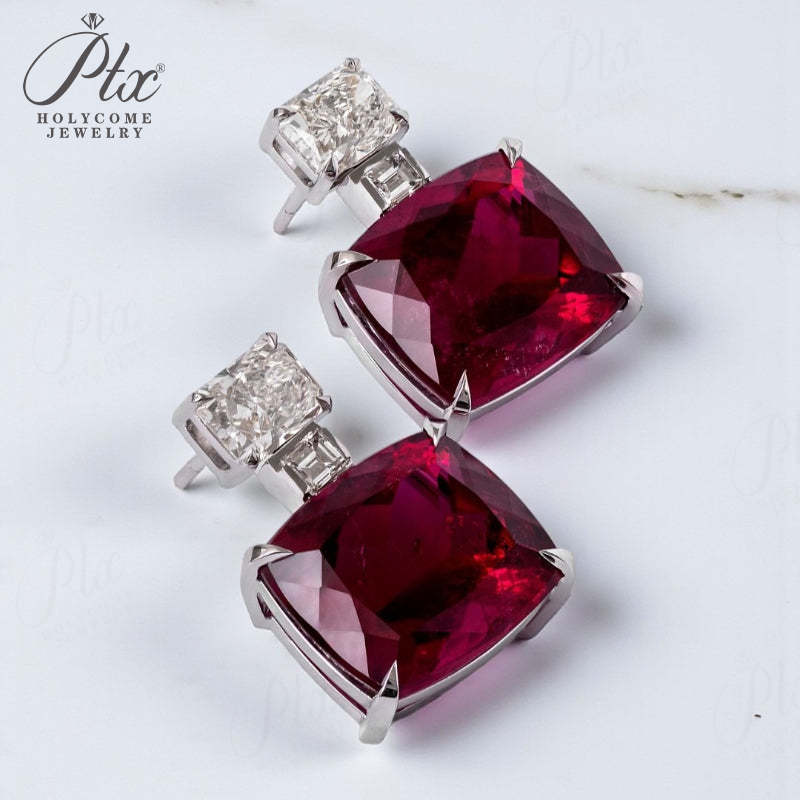 1ct Round Moissanite Stud Earrings D Color VVS1 925 Sterling Silver GRA