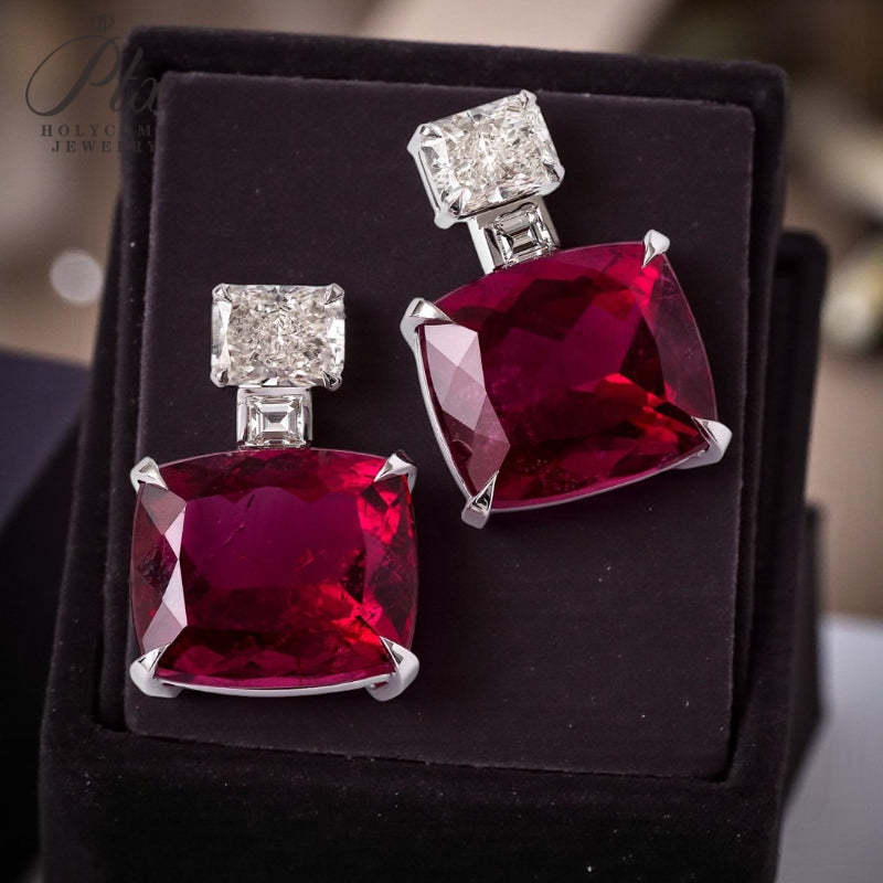 1ct Round Moissanite Stud Earrings D Color VVS1 925 Sterling Silver GRA - Image 8