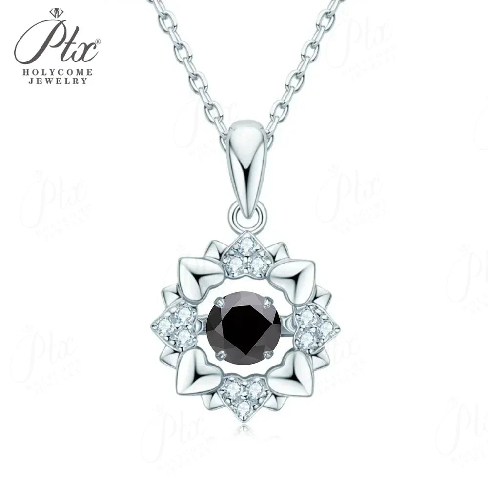 0.5ct Round Moissanite Pendant Necklace D Color VVS1 925 Sterling Silver GRA - Image 10