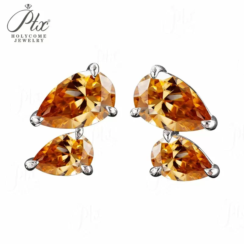 3ct Round Moissanite Stud Earrings D Color VVS1 925 Sterling Silver GRA - Image 14