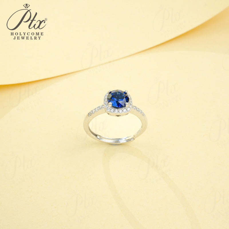 1ct Round Moissanite Ring D Color VVS1 925 Sterling Silver GRA - Image 11