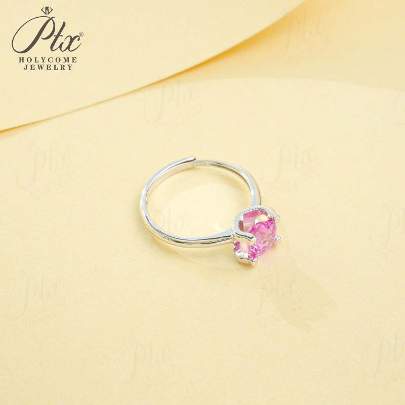 1ct Round Moissanite Ring D Color VVS1 925 Sterling Silver GRA - Image 4