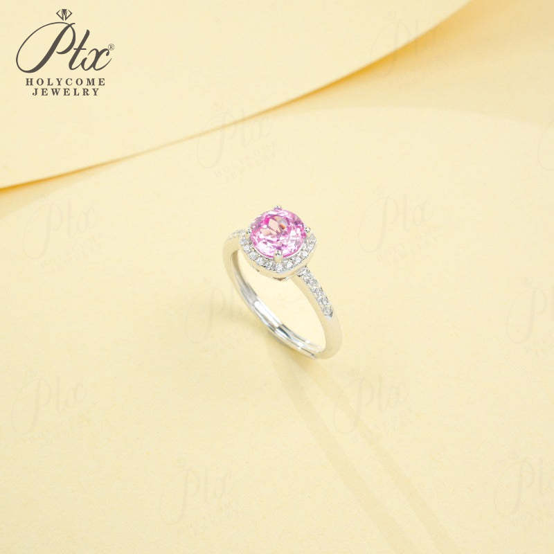 1ct Round Moissanite Ring D Color VVS1 925 Sterling Silver GRA - Image 7