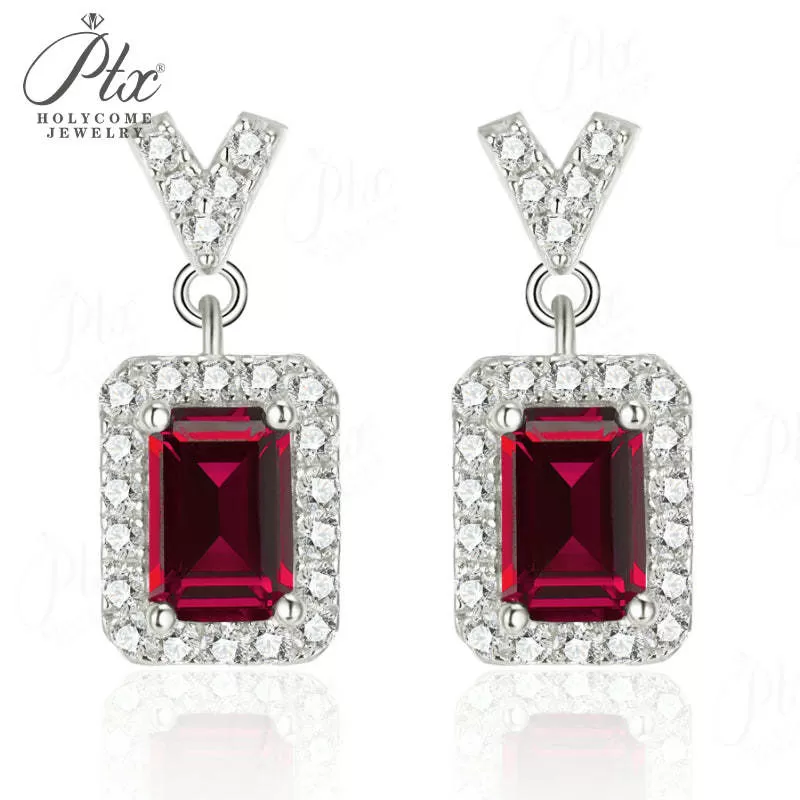 1ct Princess Moissanite Stud Earrings D Color VVS1 925 Sterling Silver GRA - Image 26