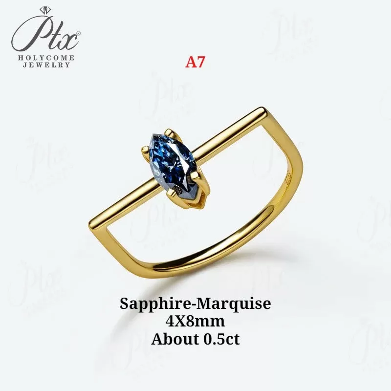 1ct Round Moissanite Ring D Color VVS1 925 Sterling Silver GRA - Image 14