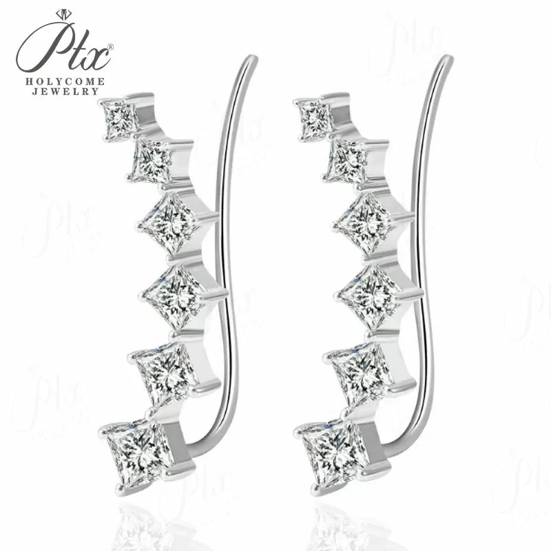 1ct Round Lab Grown Diamond Stud Earrings D Color VVS1 14K Gold Plated GRA