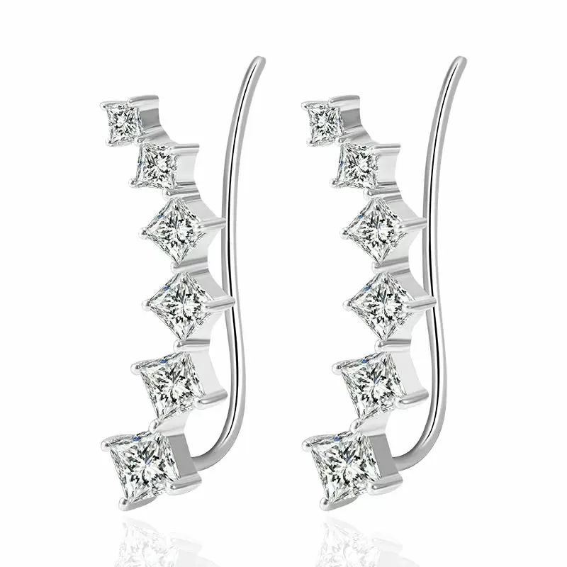 1ct Round Lab Grown Diamond Stud Earrings D Color VVS1 14K Gold Plated GRA - Image 12