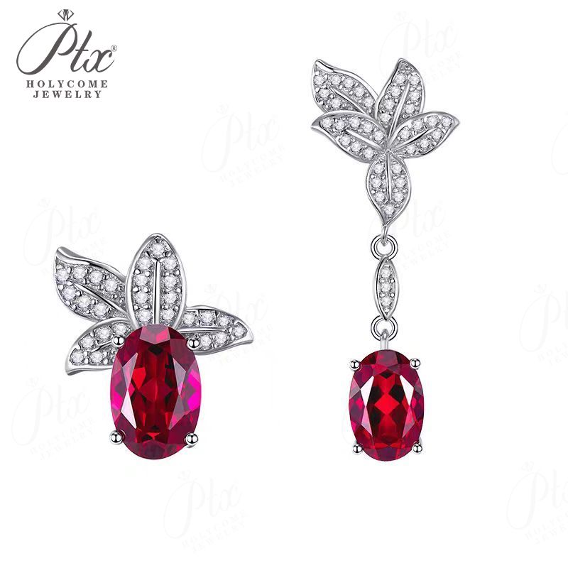 0.8-7ct Round Moissanite Stud Earrings D Color VVS1 925 Sterling Silver GRA - Image 12