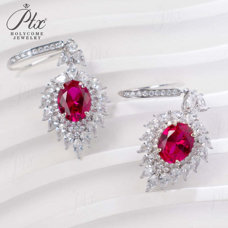 0.8-7ct Round Moissanite Stud Earrings D Color VVS1 925 Sterling Silver GRA - Image 2