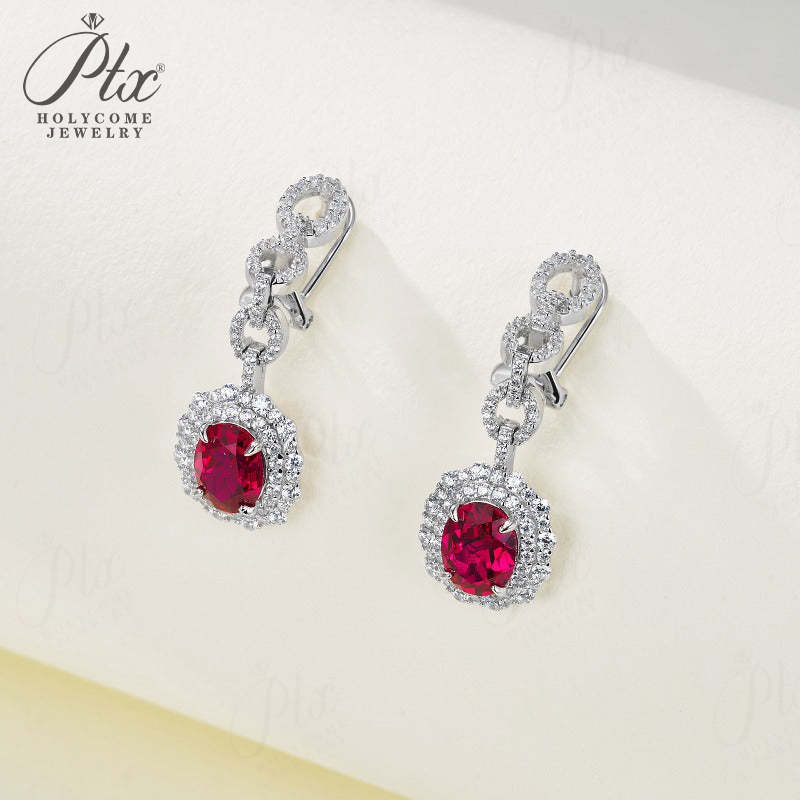 0.8-7ct Round Moissanite Stud Earrings D Color VVS1 925 Sterling Silver GRA - Image 33