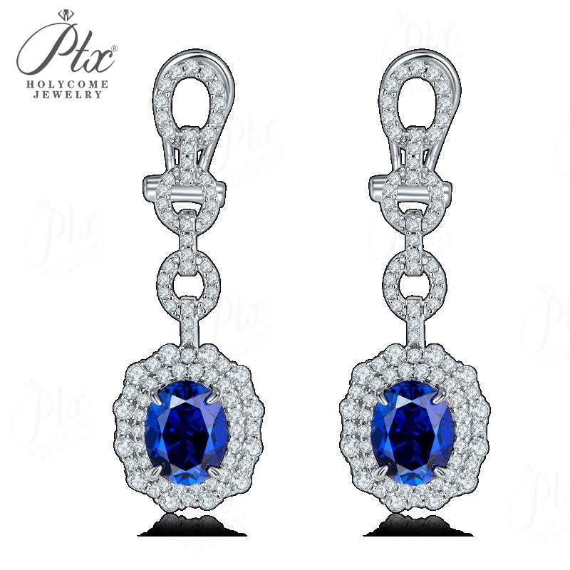 0.8-7ct Round Moissanite Stud Earrings D Color VVS1 925 Sterling Silver GRA - Image 36