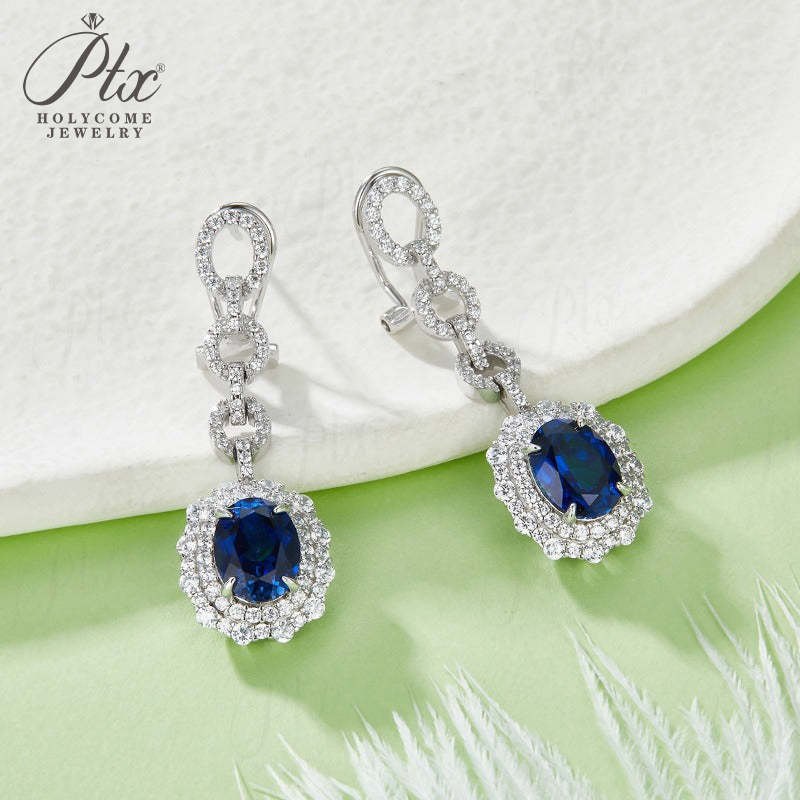 0.8-7ct Round Moissanite Stud Earrings D Color VVS1 925 Sterling Silver GRA - Image 37