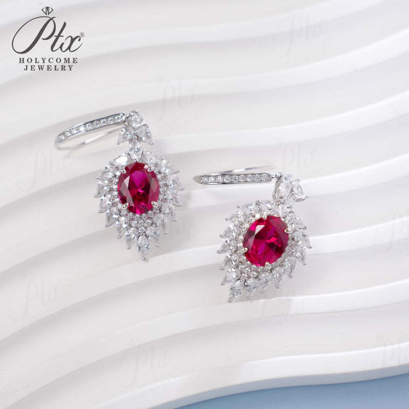 0.8-7ct Round Moissanite Stud Earrings D Color VVS1 925 Sterling Silver GRA - Image 4