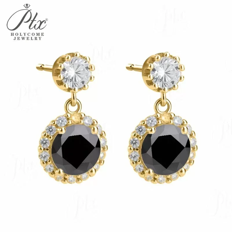 2ct Round Moissanite Stud Earrings D Color VVS1 925 Sterling Silver GRA - Image 13
