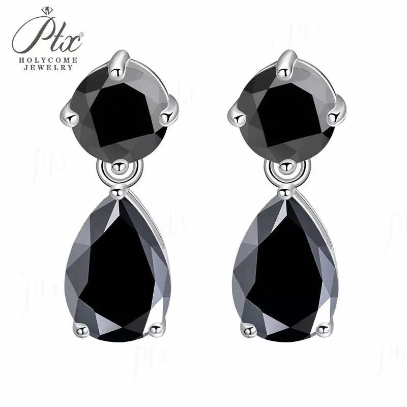 1ct Round Moissanite Stud Earrings D Color VVS1 925 Sterling Silver GRA - Image 8