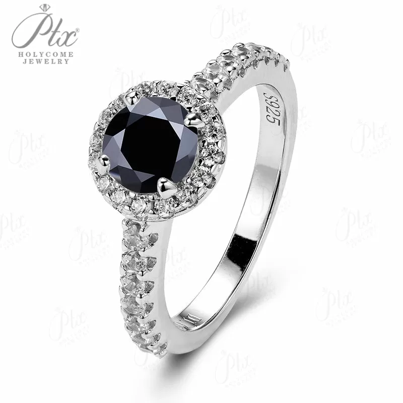 1ct Round Moissanite Ring D Color VVS1 925 Sterling Silver GRA - Image 10
