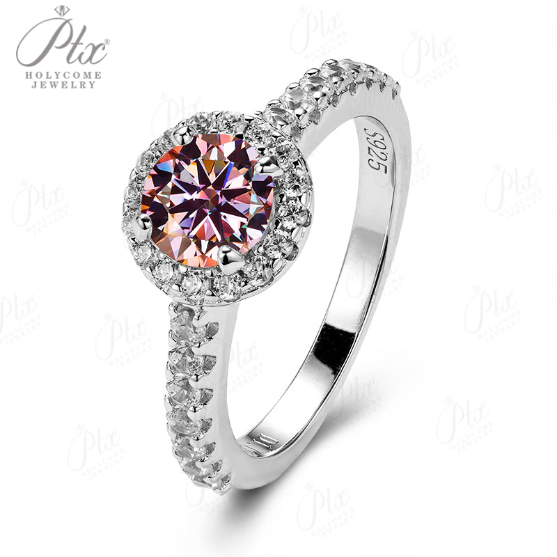 1ct Round Moissanite Ring D Color VVS1 925 Sterling Silver GRA - Image 15