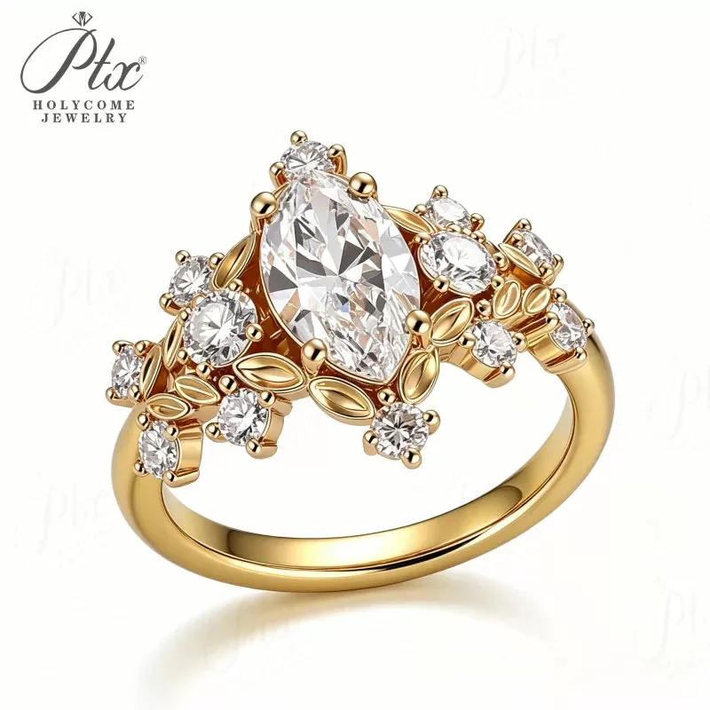 1ct Round Moissanite Ring D Color VVS1 925 Sterling Silver GRA - Image 8