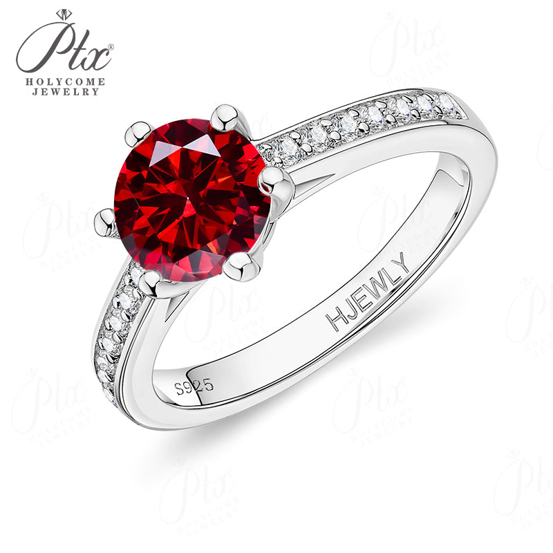 1ct Round Moissanite Ring D Color VVS1 925 Sterling Silver GRA - Image 21