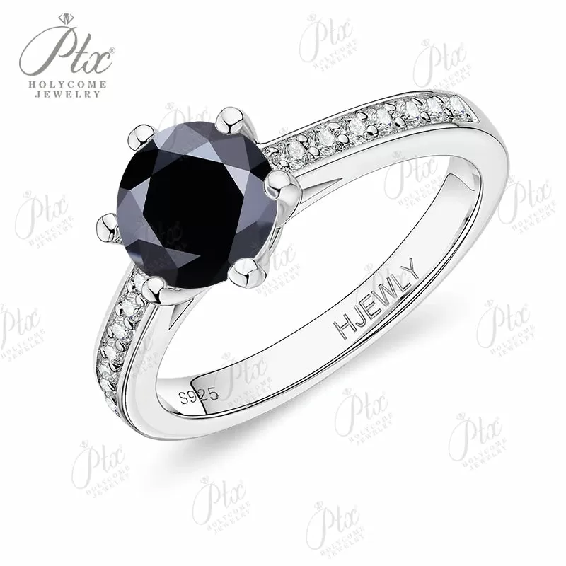 1ct Round Moissanite Ring D Color VVS1 925 Sterling Silver GRA - Image 25