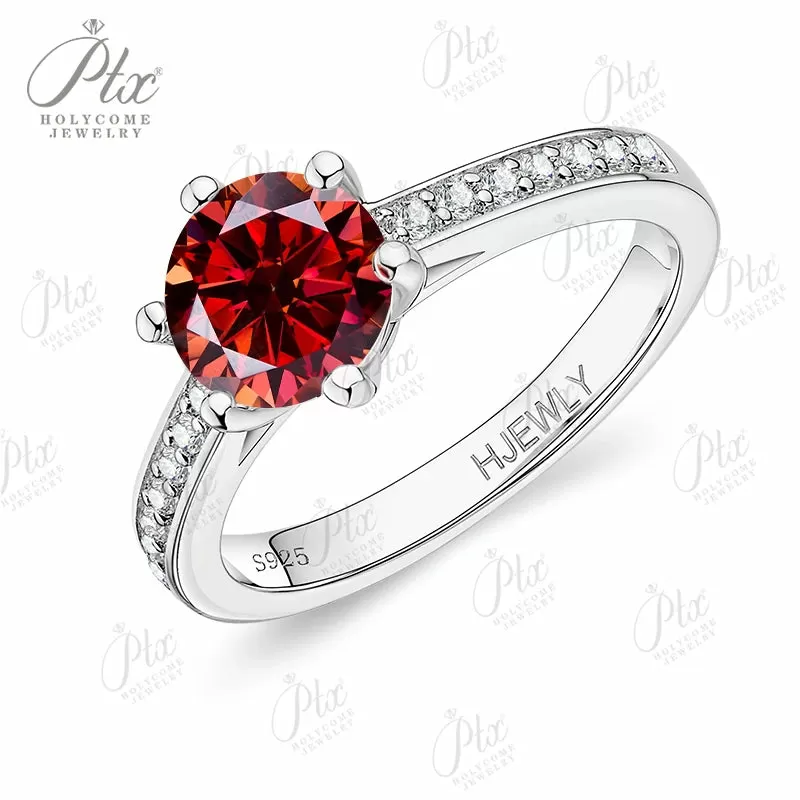 1ct Round Moissanite Ring D Color VVS1 925 Sterling Silver GRA - Image 27
