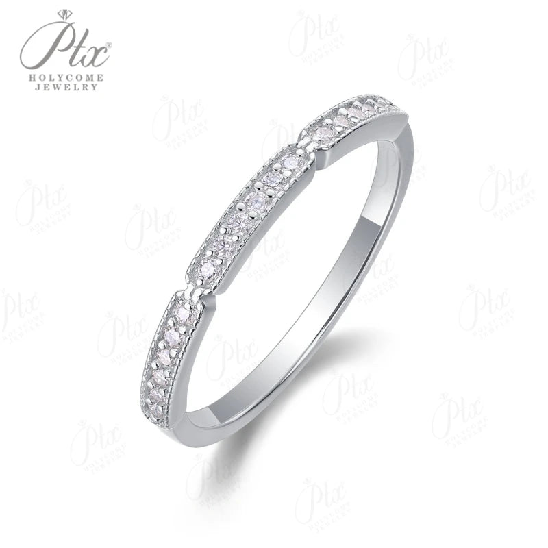 1ct Round Moissanite Ring D Color VVS1 925 Sterling Silver GRA - Image 7