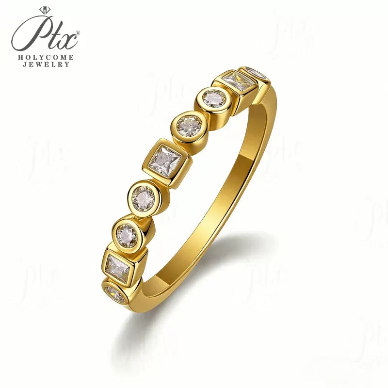 1ct Round Moissanite Ring D Color VVS1 925 Sterling Silver GRA - Image 2