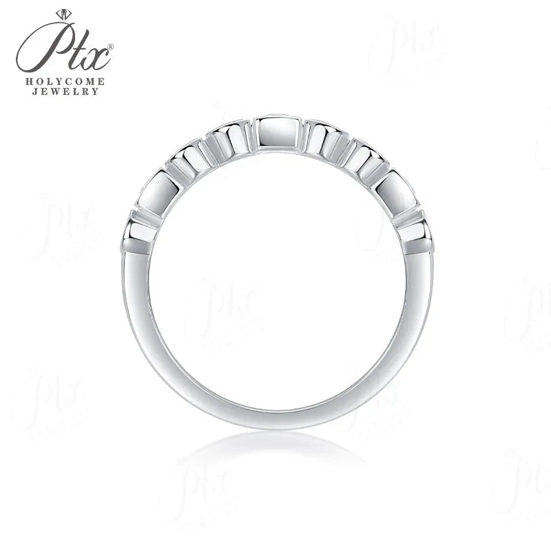 1ct Round Moissanite Ring D Color VVS1 925 Sterling Silver GRA - Image 4