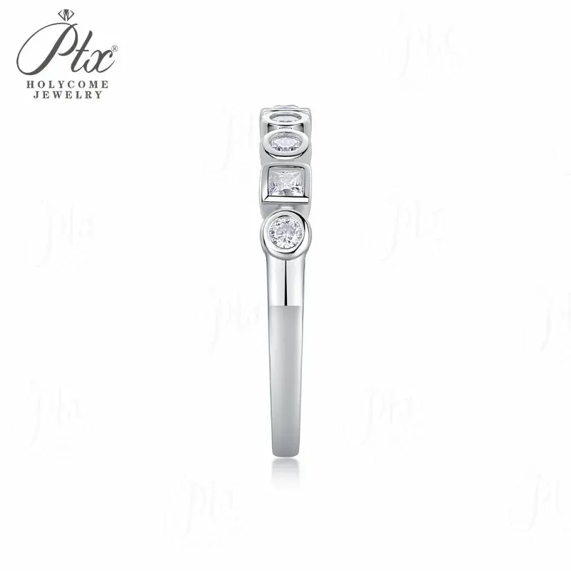 1ct Round Moissanite Ring D Color VVS1 925 Sterling Silver GRA - Image 5