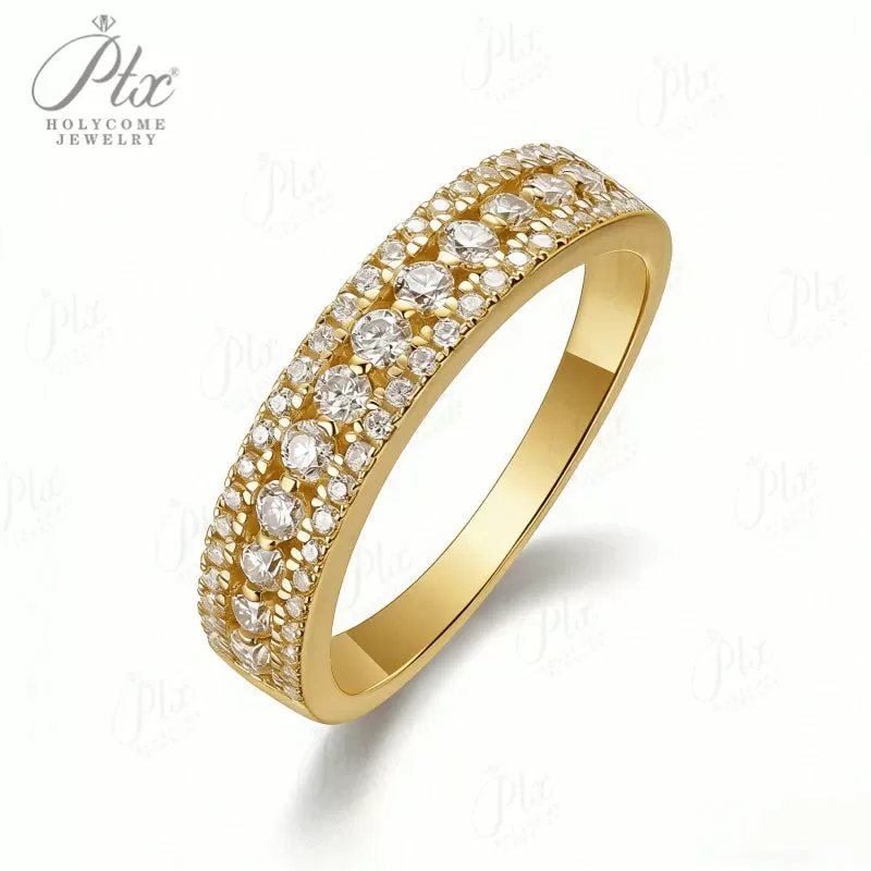 1ct Round Moissanite Ring D Color VVS1 925 Sterling Silver GRA - Image 8